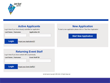 Tablet Screenshot of employment.jetsetsports.net
